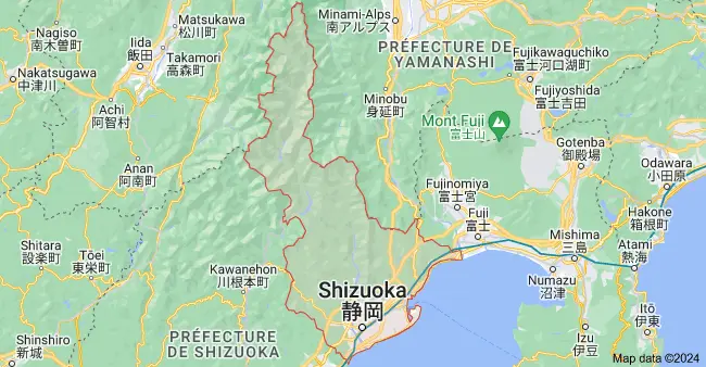 Carte de Shizuoka